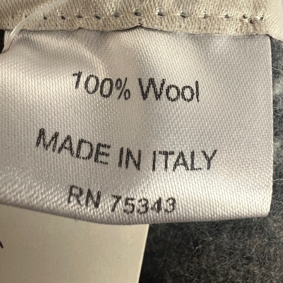 NEW Italian Woollen Treasures 100% Wool Scarf 11”x70” - Picture 6 of 7